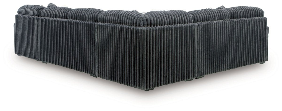 Midnight - Madness - Sectional Stationary Sectionals by Signature Design by Ashley® - Walls Furniture & Mattress
