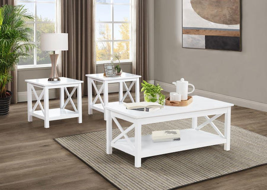 Skyview - Rectangular Lift Top Coffee Table Set Table Sets by Coaster Fine Furniture - Walls Furniture & Mattress
