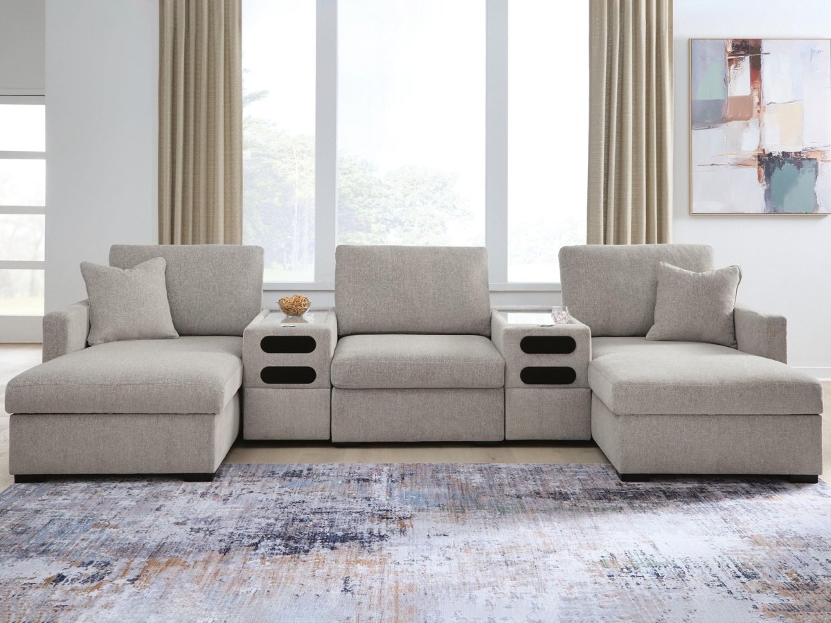 ModMax Luxe - Sectional Stationary Sectionals by Benchcraft® - Walls Furniture & Mattress