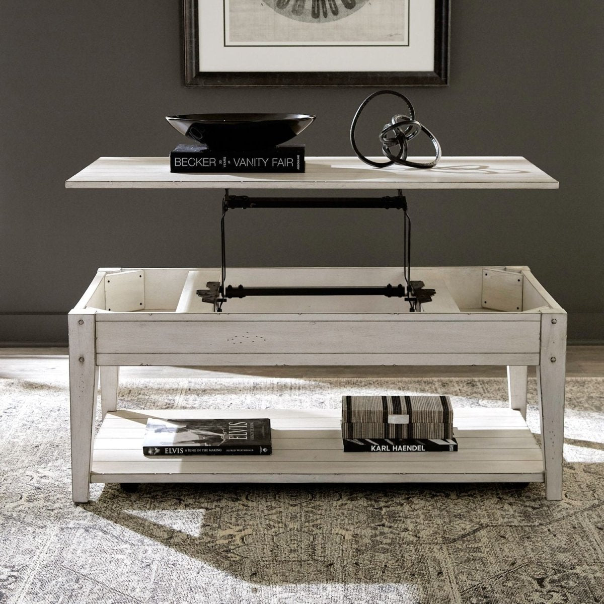 Lake House - Lift Top Cocktail Table Cocktail Tables by Liberty Furniture - Walls Furniture & Mattress