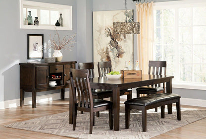 Haddigan - Dining Table With Side Chairs 5 Piece Dining Room Sets by Signature Design by Ashley® - Walls Furniture & Mattress