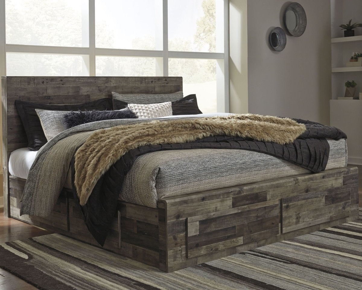 Derekson - Panel Bedroom Set 6 Piece Bedroom Sets by Benchcraft® - Walls Furniture & Mattress