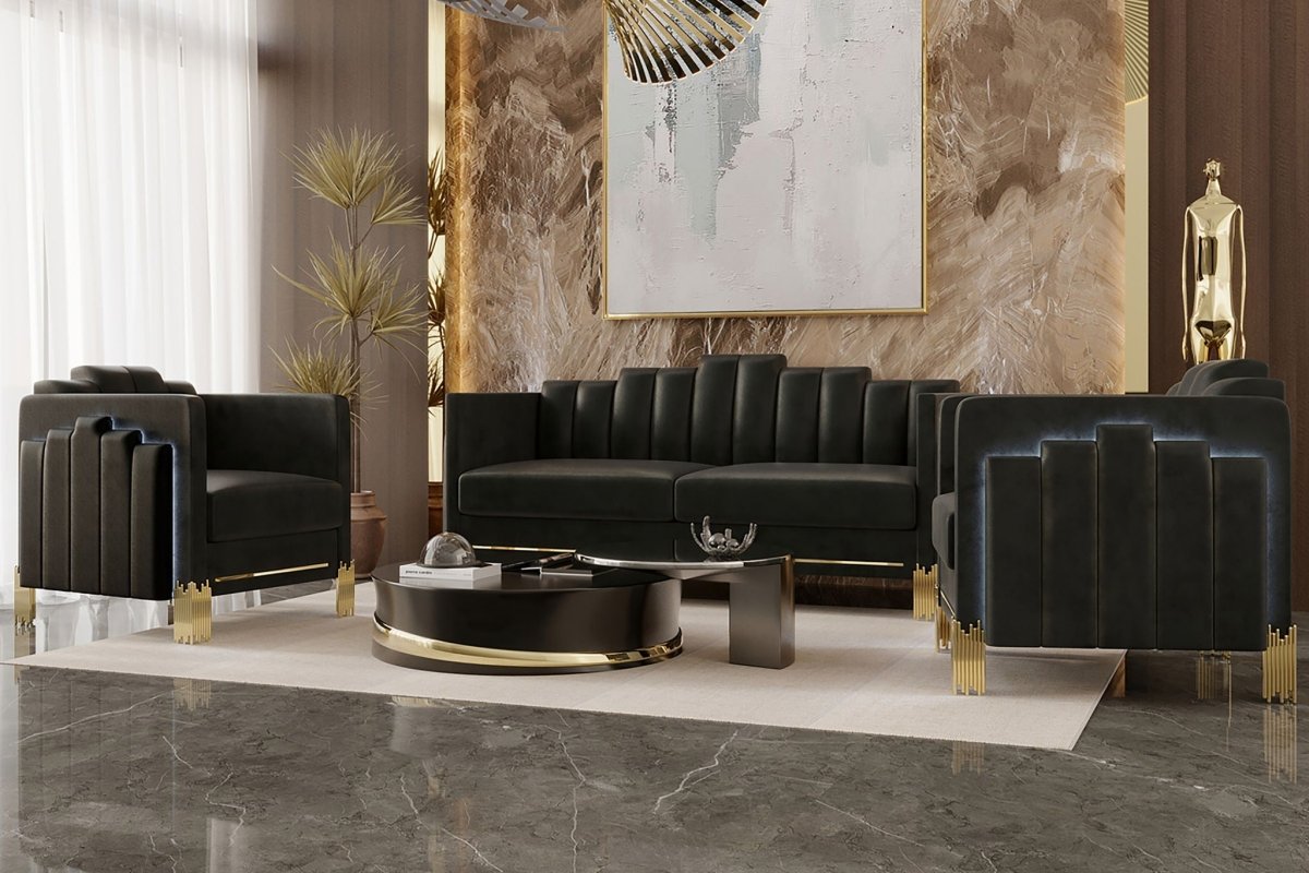Empire - Sofa Set Reclining Sofas & Loveseats by New Classic - Walls Furniture & Mattress