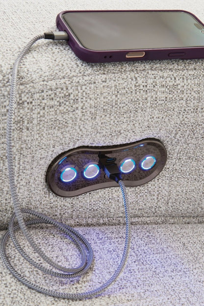 Modmax II - Reclining Sectional - Stone Reclining Sectionals by Signature Design by Ashley® - Walls Furniture & Mattress