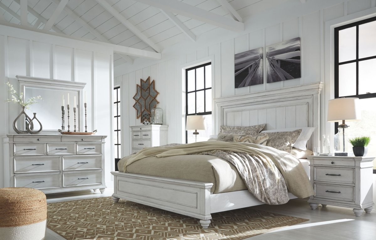 Kanwyn - Panel Bedroom Set 6 Piece Bedroom Sets by Benchcraft® - Walls Furniture & Mattress