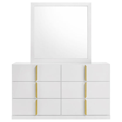 Ines - 6 - Drawer Bedroom Dresser Cabinet Dressers by Coaster Fine Furniture - Walls Furniture & Mattress