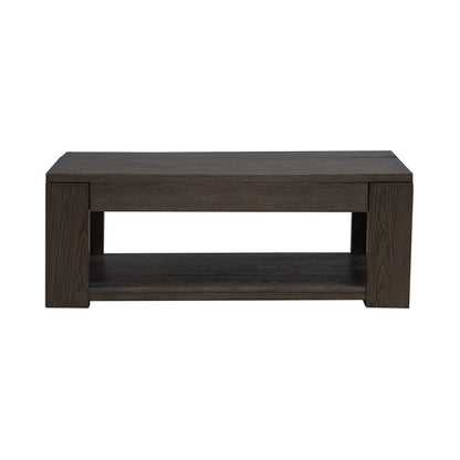 Lennox Hill - Lift Top Cocktail Table - Dark Brown Cocktail Tables by Liberty Furniture - Walls Furniture & Mattress