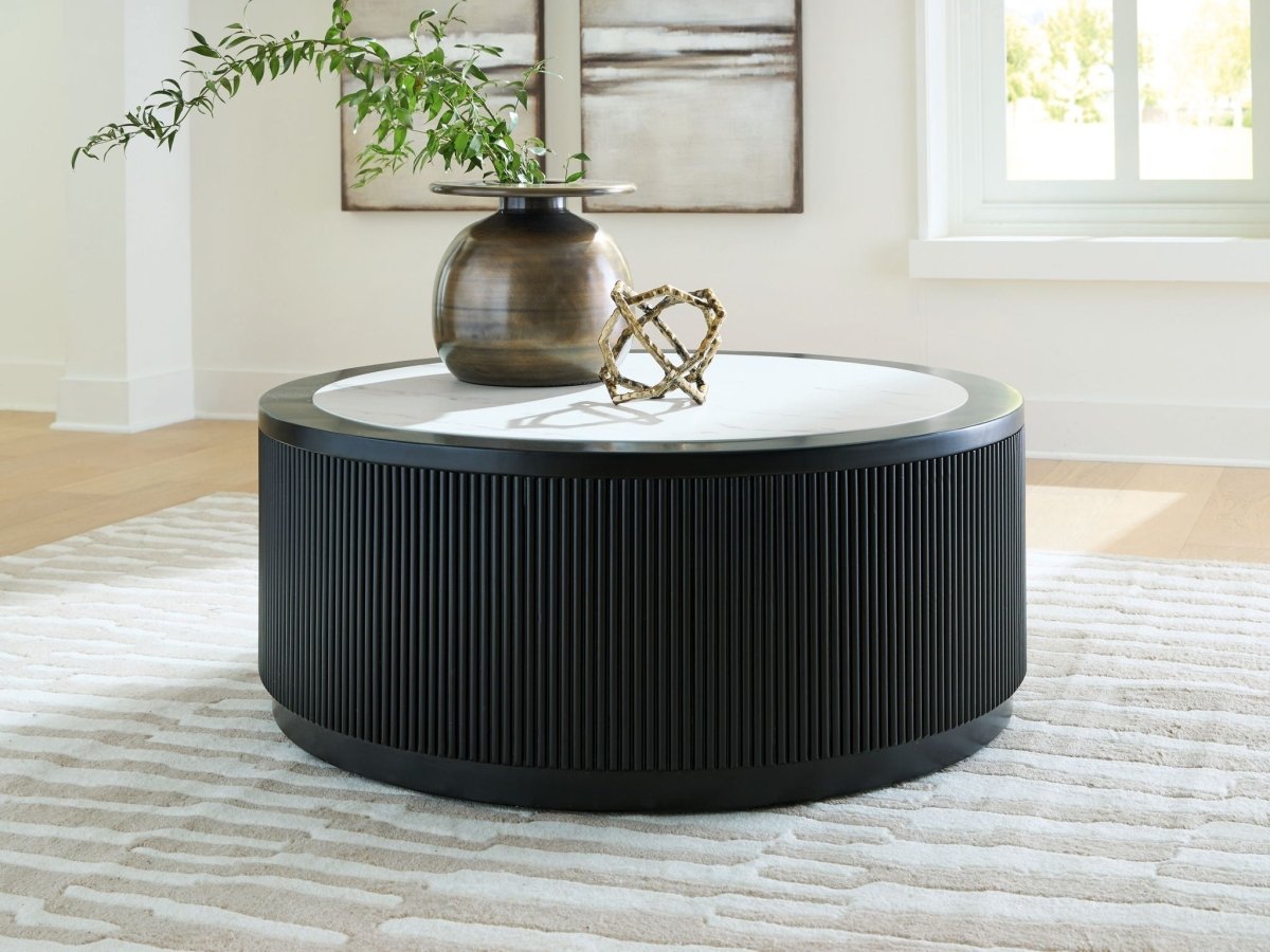 Grayman - Round Table End Tables by Signature Design by Ashley® - Walls Furniture & Mattress