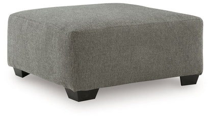 Clarington - 2 Pc. - 3-Piece Sectional And Oversized Ottoman - Greystone 2 Piece Living Room Sets by Signature Design by Ashley® - Walls Furniture & Mattress