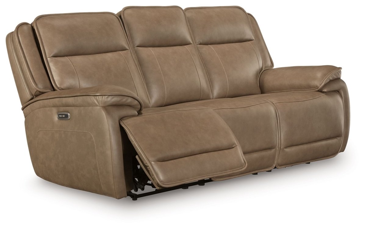 Glencroft - Power Reclining Sofa With Adjustable Headrest - Sahara Reclining Sofas by Signature Design by Ashley® - Walls Furniture & Mattress