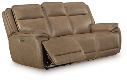 Glencroft - Power Reclining Sofa With Adjustable Headrest - Sahara Reclining Sofas by Signature Design by Ashley® - Walls Furniture & Mattress
