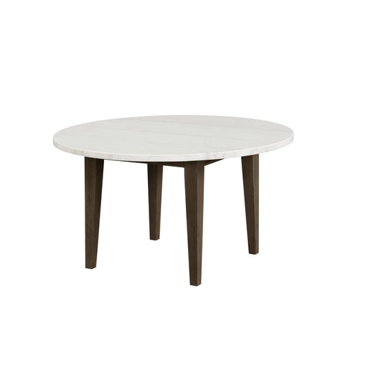 Essence - 54" Round Dining Table With Marble Top Dining Tables by New Classic - Walls Furniture & Mattress