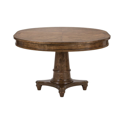 Harrison Heights - Pedestal Table - Sienna Dining Tables with Extensions by Liberty Furniture - Walls Furniture & Mattress