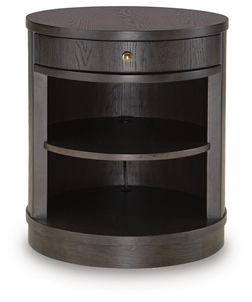Leighmour - Accent Table - Dark Brown Accent Tables by Signature Design by Ashley® - Walls Furniture & Mattress