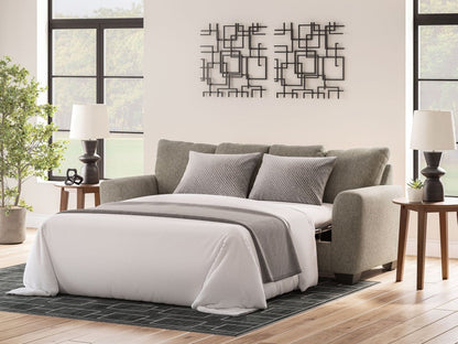 Triston - Peaks - Queen Sofa Sleeper - Suede Sleeper Sofas by Benchcraft® - Walls Furniture & Mattress