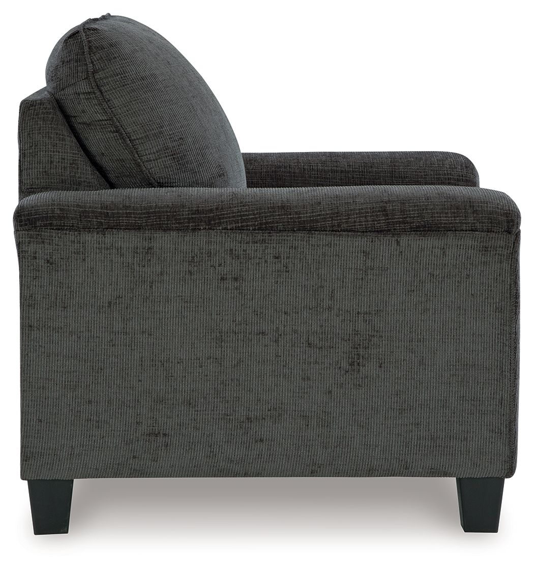 Erinslane - Living Room Set Stationary Chair & Ottoman by Benchcraft® - Walls Furniture & Mattress