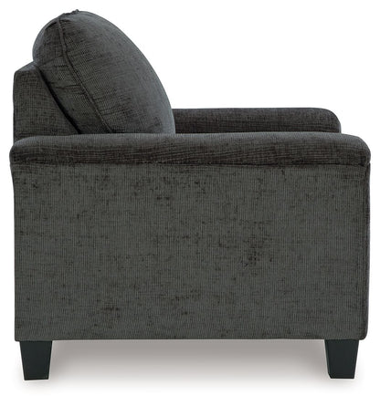 Erinslane - Living Room Set Stationary Chair & Ottoman by Benchcraft® - Walls Furniture & Mattress