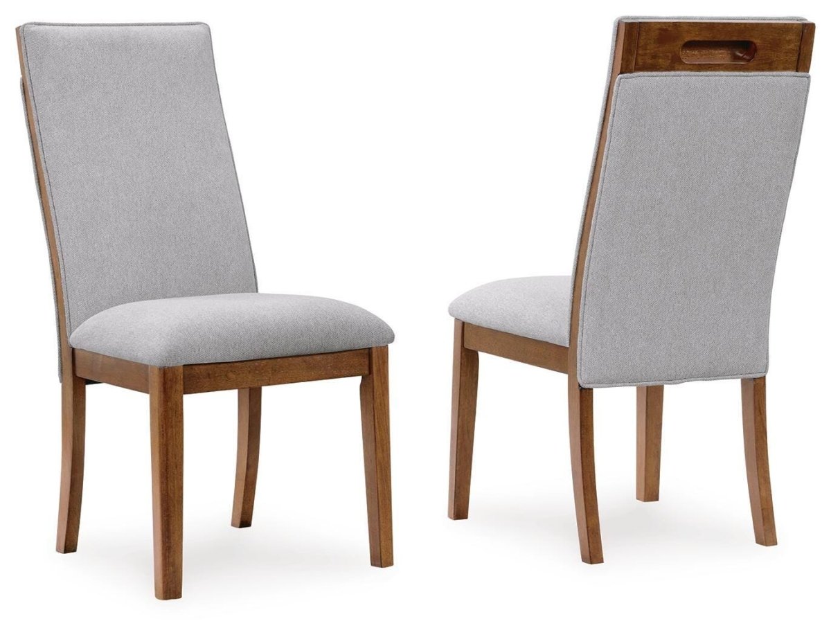 Lyncott - Dining Upholstered Side Chair (Set of 2) - Beige / Brown Chair Sets by Signature Design by Ashley® - Walls Furniture & Mattress