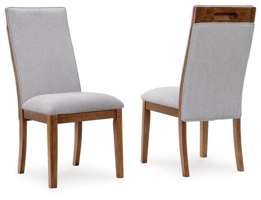 Lyncott - Dining Upholstered Side Chair (Set of 2) - Beige / Brown Chair Sets by Signature Design by Ashley® - Walls Furniture & Mattress