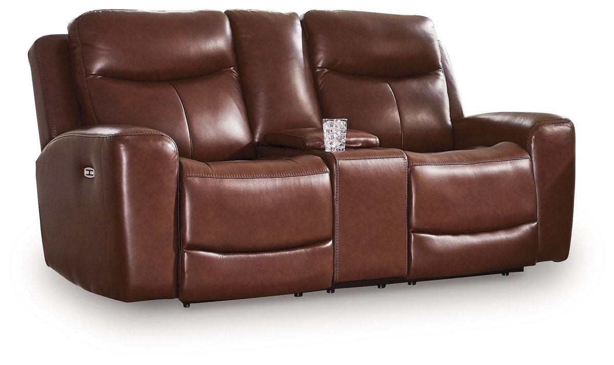 Next Move - Power Reclining Loveseat With Console / Adjustable Headrest Reclining Loveseats by Signature Design by Ashley® - Walls Furniture & Mattress