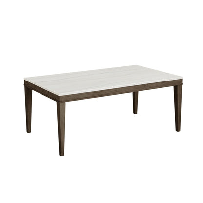 Essence - 70" Rectangle Dining Table With Marble Top Dining Tables by New Classic - Walls Furniture & Mattress