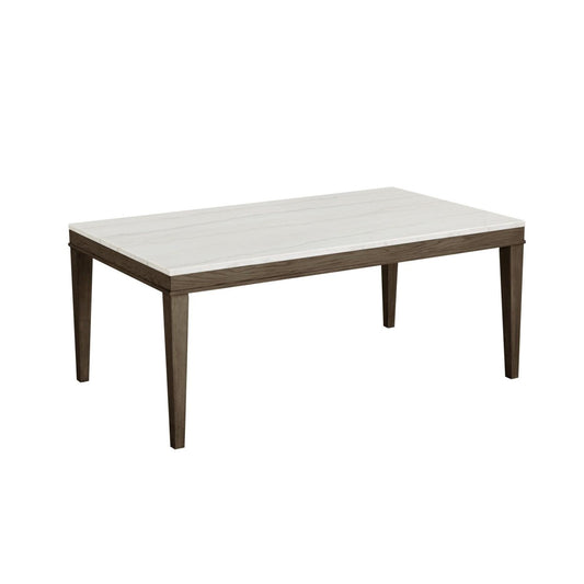 Essence - 70" Rectangle Dining Table With Marble Top Dining Tables by New Classic - Walls Furniture & Mattress