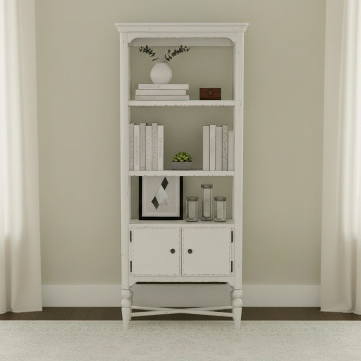 Turnberry Park - Etagere - White Etageres by Liberty Furniture - Walls Furniture & Mattress