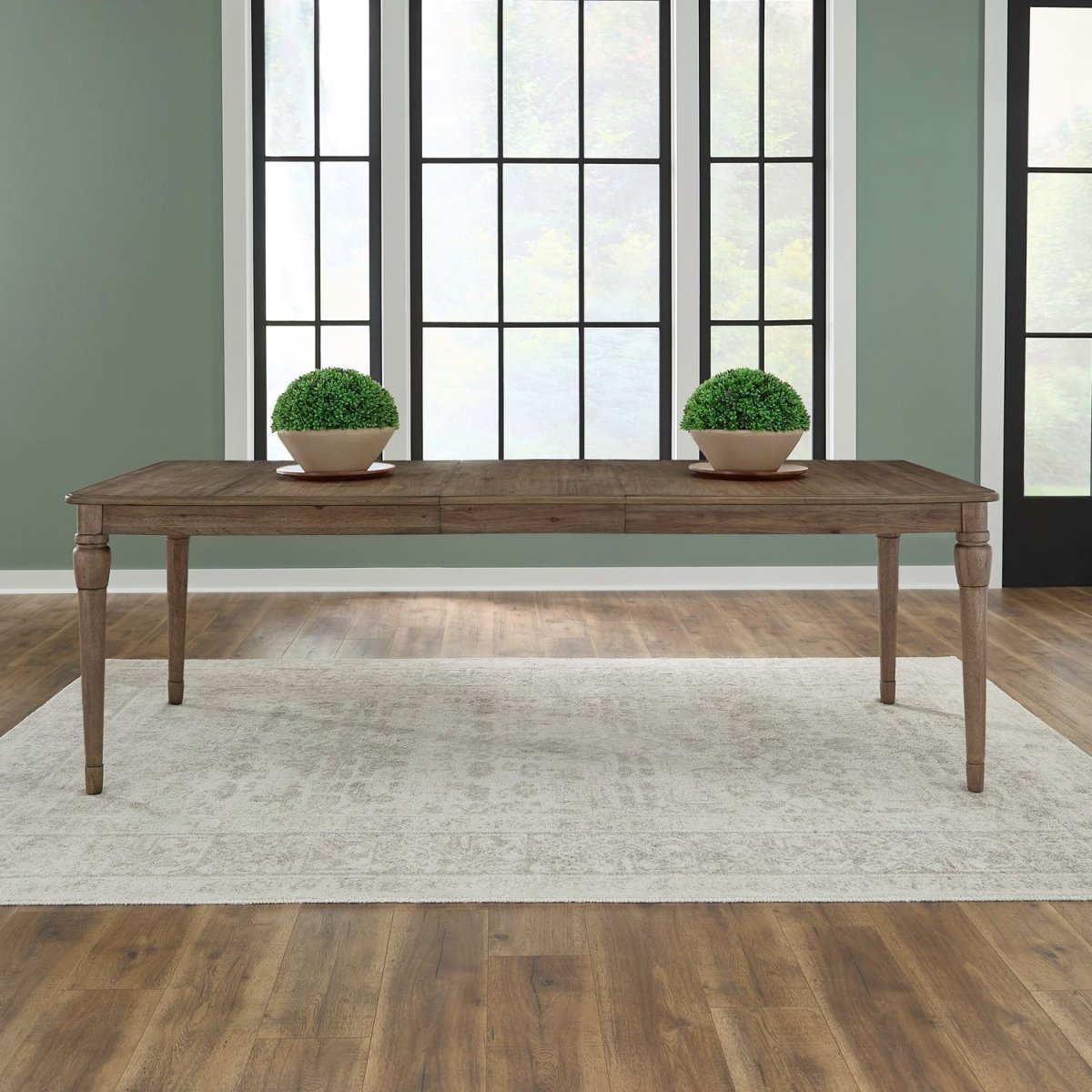 Hickory Grove - Rectangular Leg Table - Heirloom Brown Dining Tables by Liberty Furniture - Walls Furniture & Mattress