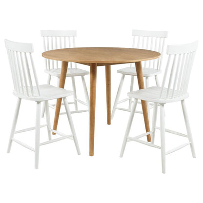 Andrews - Round Counter Dining Set 5 Piece Dining Room Sets by Coaster Fine Furniture - Walls Furniture & Mattress