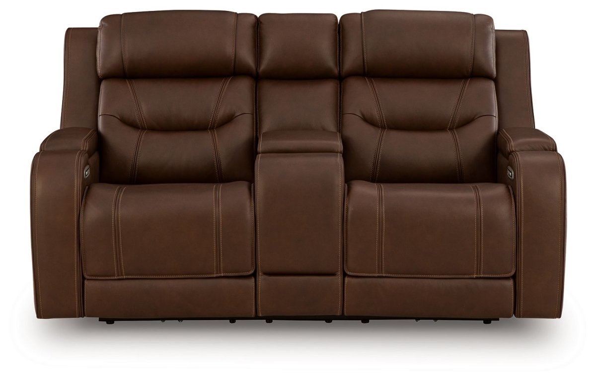 Knightington - Power Reclining Loveseat With Audio Seating Reclining Loveseats by Signature Design by Ashley® - Walls Furniture & Mattress