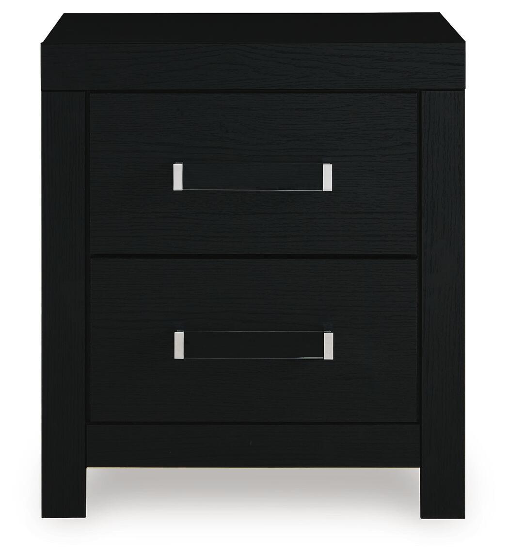 Maeling - Two Drawer Night Stand Accent Nightstands by Signature Design by Ashley® - Walls Furniture & Mattress