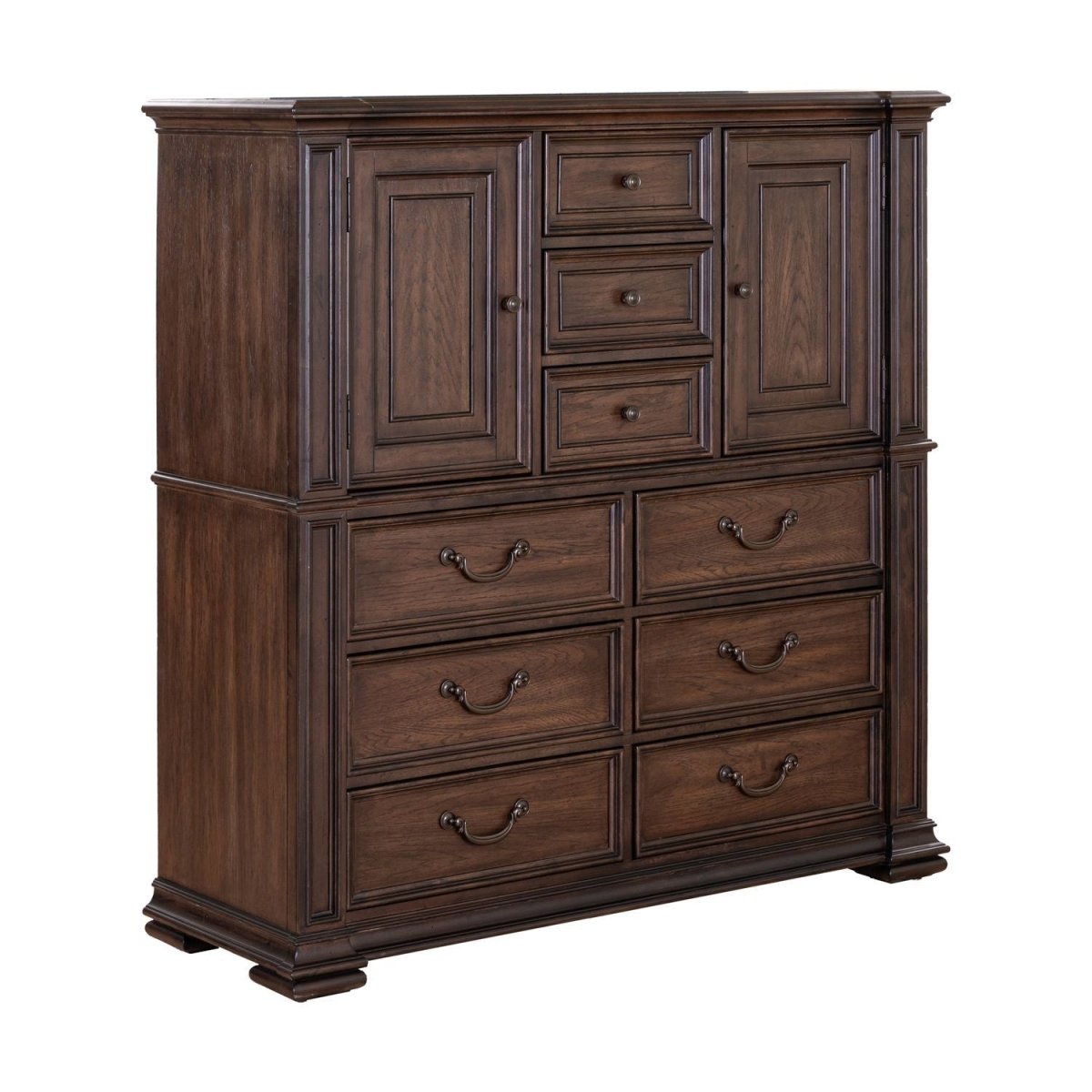 Provence Park - Dressing Chest - Brown Accent Chests by Liberty Furniture - Walls Furniture & Mattress