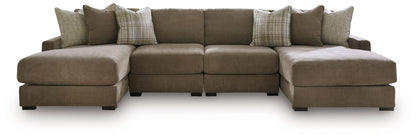 Camellia - Court - Sectional Stationary Sectionals by Benchcraft® - Walls Furniture & Mattress