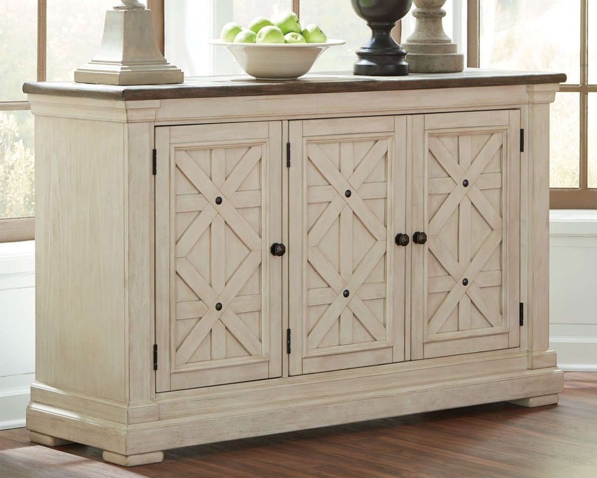 Bolanburg - Dining Room Set 8 + Piece Dining Room Sets by Signature Design by Ashley® - Walls Furniture & Mattress