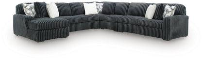 Midnight - Madness - Sectional Stationary Sectionals by Signature Design by Ashley® - Walls Furniture & Mattress