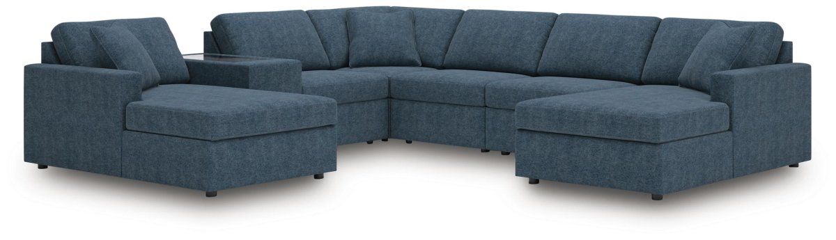Modmax - Sectional - Ink Stationary Sectionals by Signature Design by Ashley® - Walls Furniture & Mattress