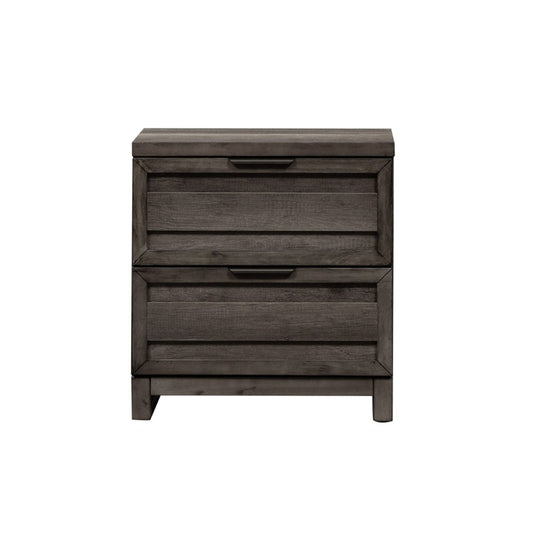 Tanners Creek - Nightstand - Dark Gray Accent Nightstands by Liberty Furniture - Walls Furniture & Mattress