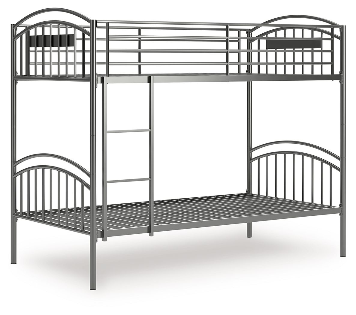 Lanceburg - Gray - Twin/Twin Bunk Bed With Ladder Bunk Beds by Signature Design by Ashley® - Walls Furniture & Mattress