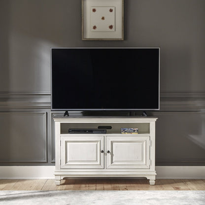 Allyson Park - 46" TV Console - White TV Stands by Liberty Furniture - Walls Furniture & Mattress