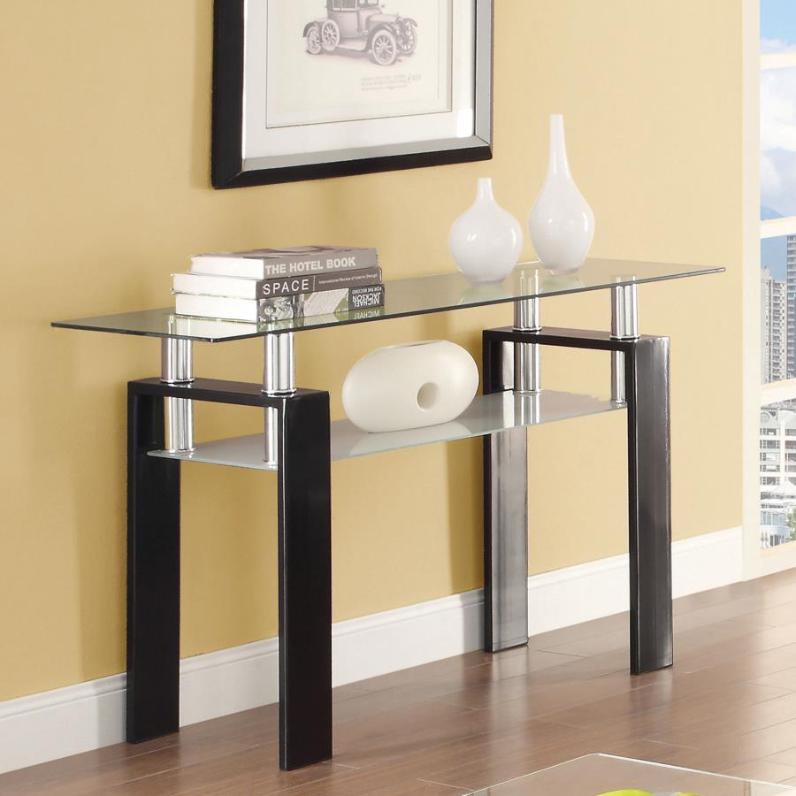 Dyer - 1 - Shelf Rectangular Glass Top Table End Tables by CoasterEveryday - Walls Furniture & Mattress