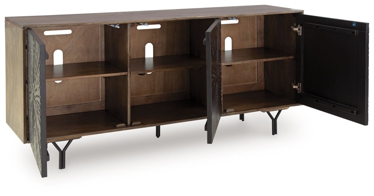 Lavinmont - Multi Brown - Accent Cabinet Accent Cabinets by Signature Design by Ashley® - Walls Furniture & Mattress