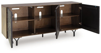 Lavinmont - Multi Brown - Accent Cabinet Accent Cabinets by Signature Design by Ashley® - Walls Furniture & Mattress