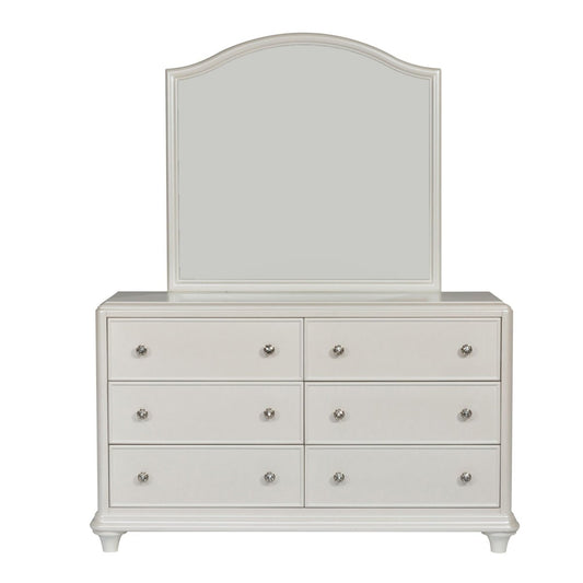 Stardust - Mirror - White Bedroom Mirrors by Liberty Furniture - Walls Furniture & Mattress