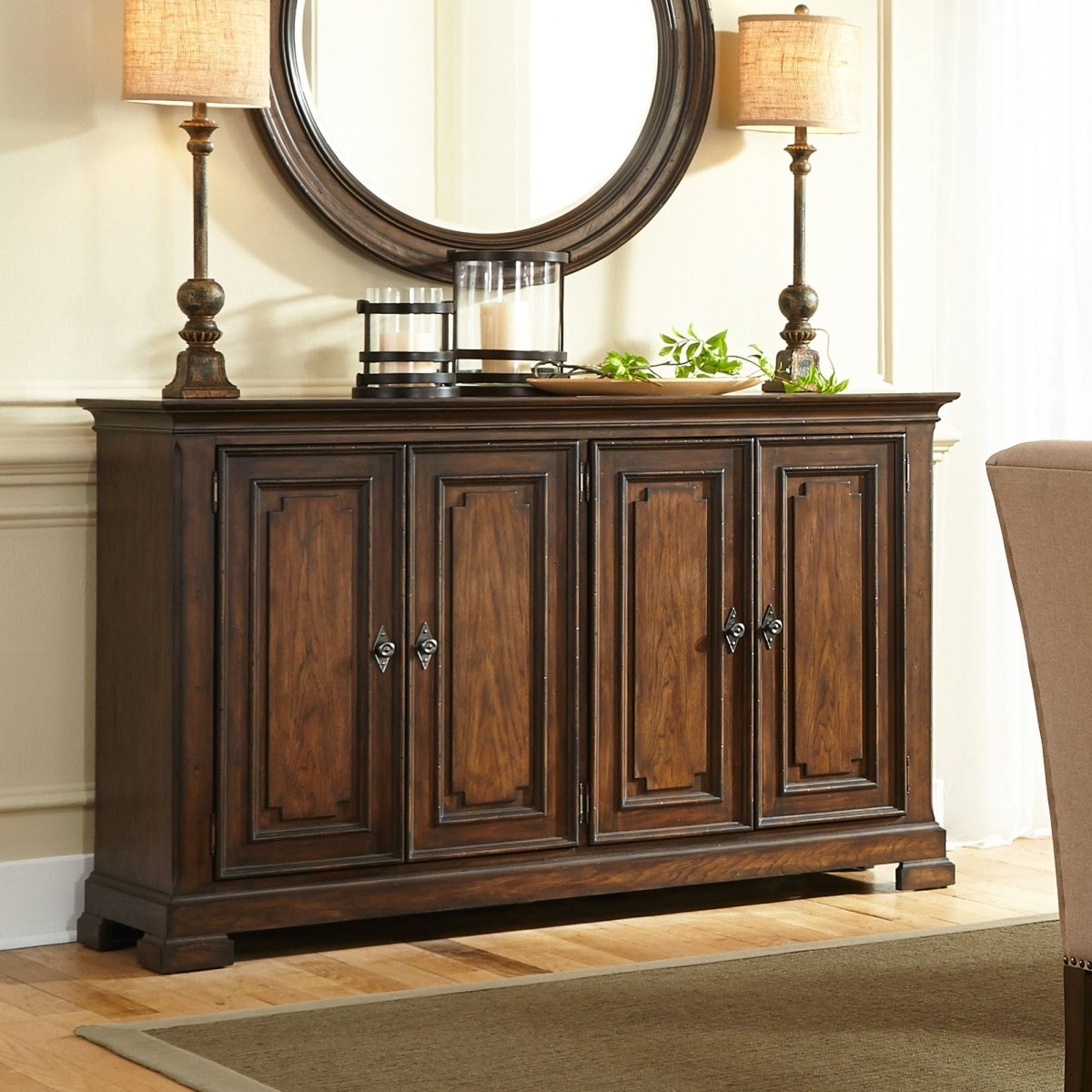 Armand - Buffet - Dark Brown Buffets by Liberty Furniture - Walls Furniture & Mattress
