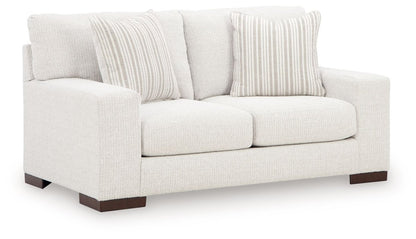 Hartside - Loveseat - Frosted Stationary Loveseats by Benchcraft® - Walls Furniture & Mattress