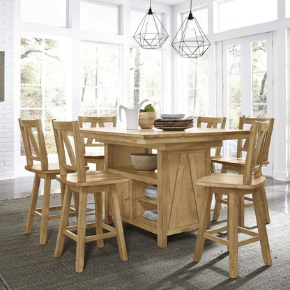 Lindsey Farm - Gathering Table Set 5 Piece Dining Room Sets by Liberty Furniture - Walls Furniture & Mattress