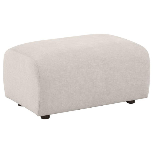 Burnett - Chenille Upholstered Ottoman Upholstered Ottomans by Coaster Fine Furniture - Walls Furniture & Mattress