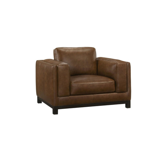 Sayer - Chair - Brown Arm Chairs by New Classic - Walls Furniture & Mattress