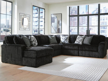 Midnight-Madness - Sectional Stationary Sectionals by Signature Design by Ashley® - Walls Furniture & Mattress