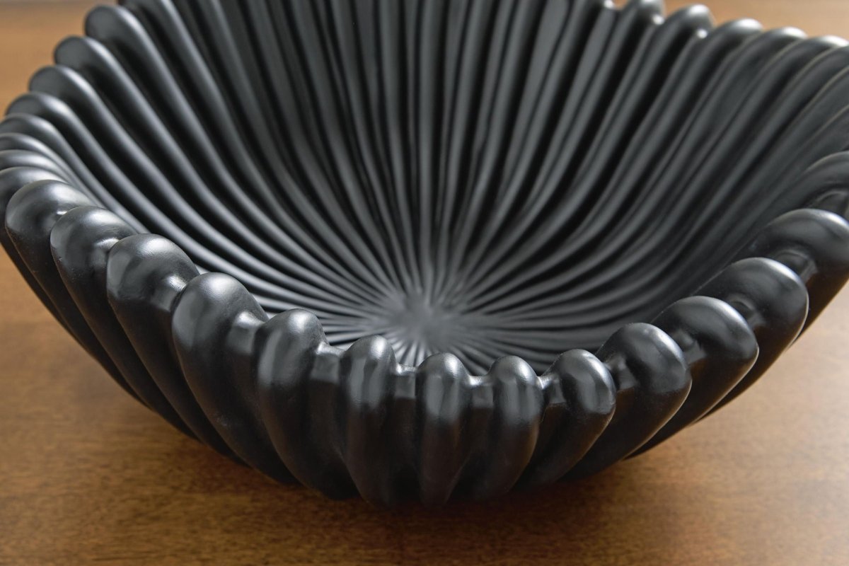 Browman - Bowl - Black Plates & Bowls by Signature Design by Ashley® - Walls Furniture & Mattress